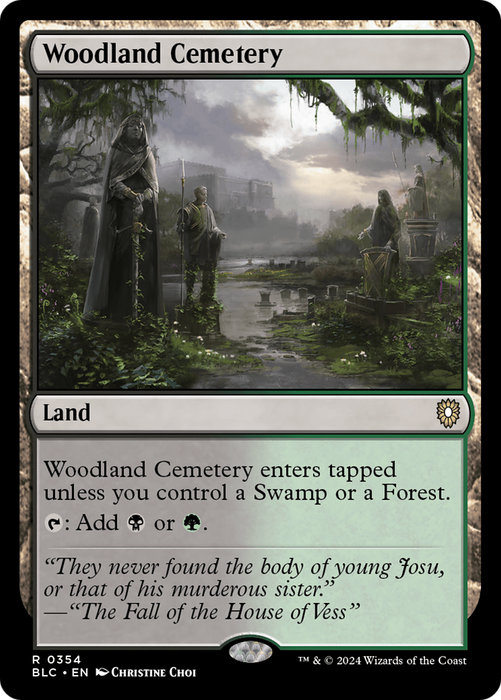 Woodland Cemetery [BLC-354] - Bloomburrow Commander