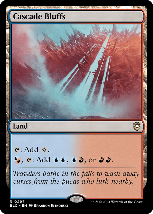 Cascade Bluffs [BLC-297] - Bloomburrow Commander