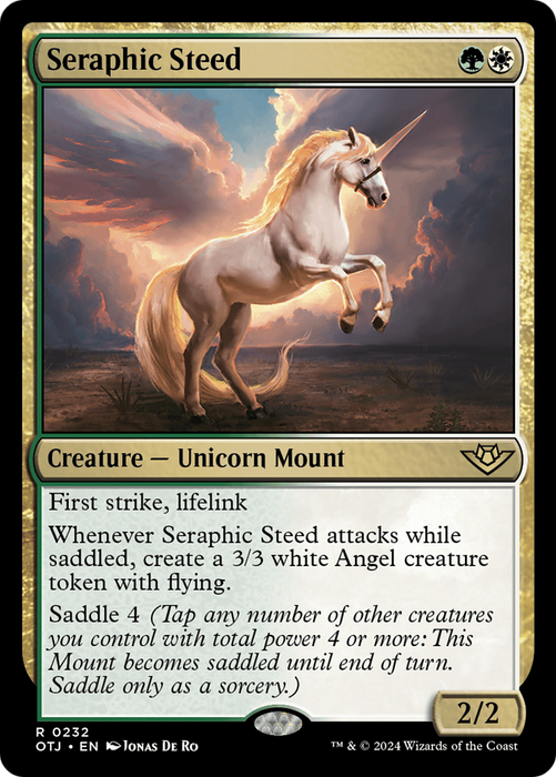 Seraphic Steed [OTJ-232] Foil - Outlaws of Thunder Junction