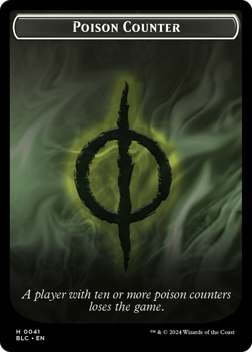 Poison Counter [TBLC-041] - Bloomburrow Commander Tokens