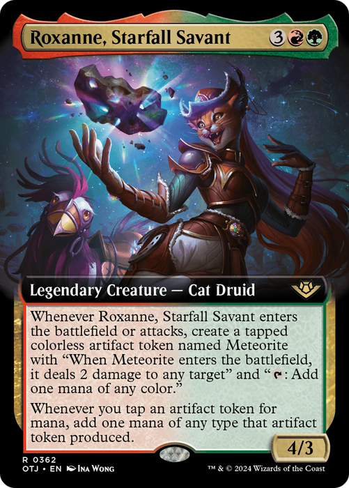 Roxanne, Starfall Savant (Extended Art) [OTJ-362] Foil - Outlaws of Thunder Junction