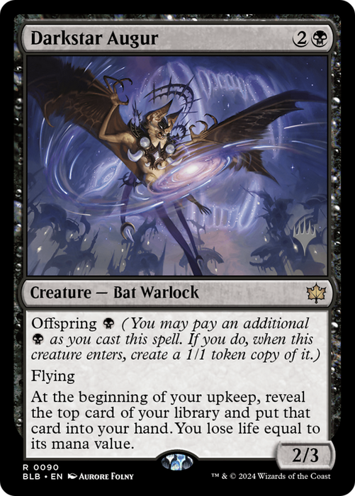 Darkstar Augur [PBLB-90P] - Bloomburrow Promos