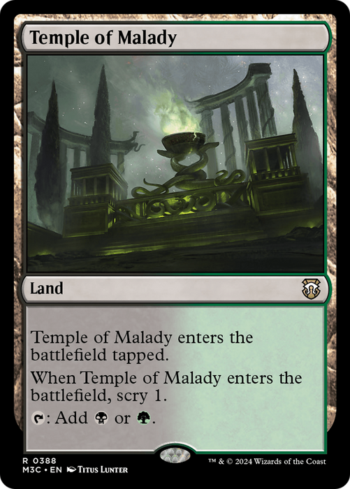 Temple of Malady [M3C-388] Foil - Modern Horizons 3 Commander