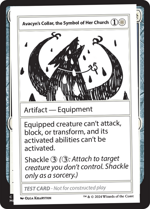 Avacyn's Collar, the Symbol of Her Church [MB2-999-AC] - Mystery Booster 2