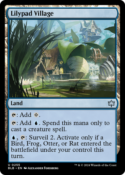 Lilypad Village [BLB-255] Foil - Bloomburrow