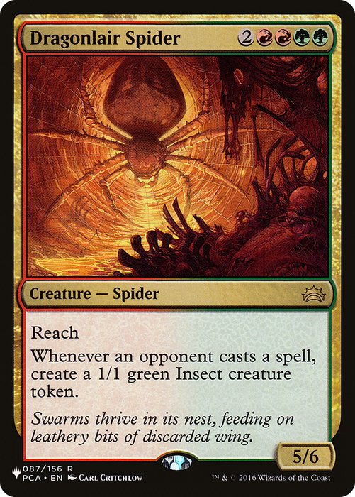 Dragonlair Spider [PLST-PCA-87] - The List