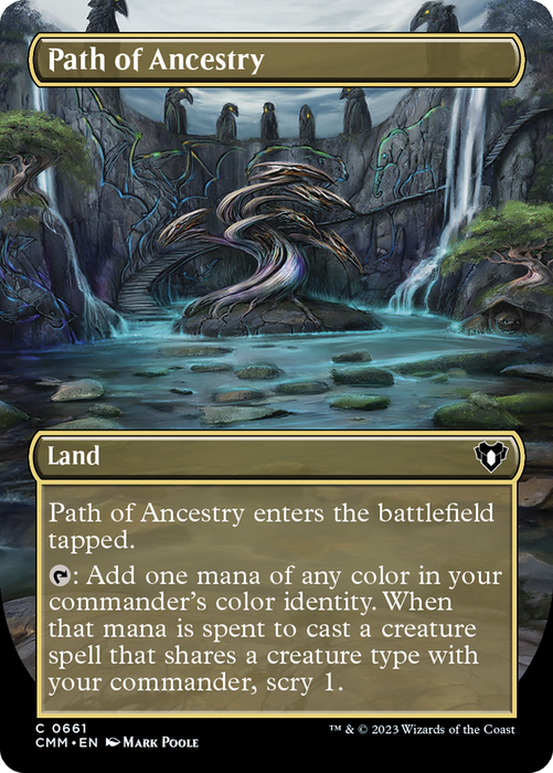 Path of Ancestry (Borderless) [CMM-661] - Commander Masters