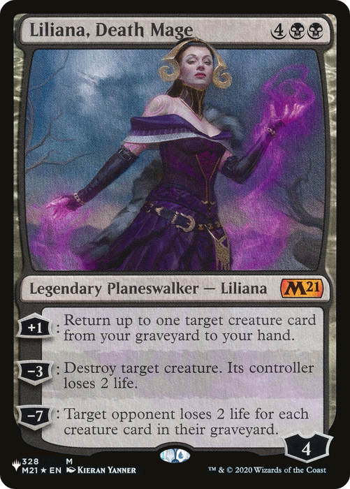 Liliana, Death Mage [PLST-M21-328] - The List