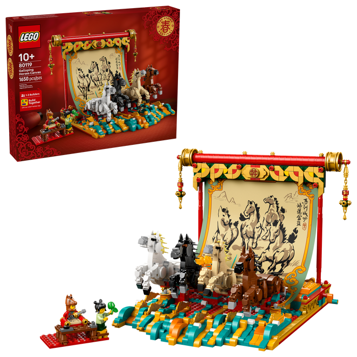 LEGO - Spring Festivals - Galloping Horses Canvas
