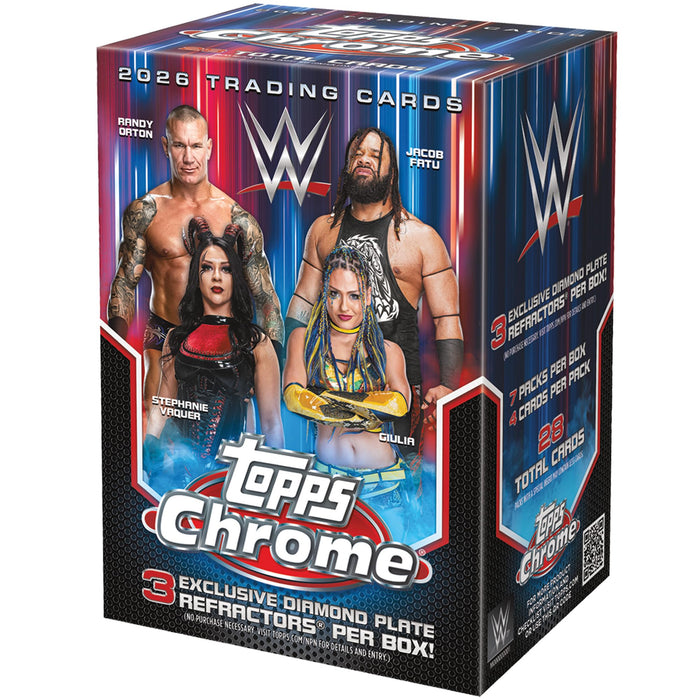 2026 Topps Chrome WWE Wrestling Blaster Box