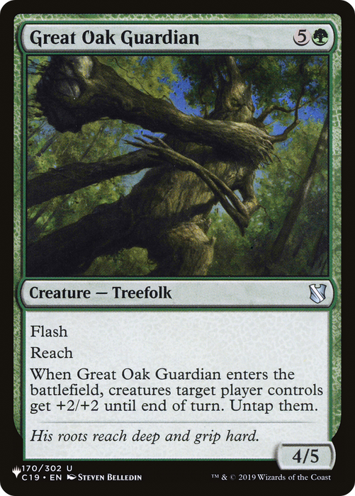 Great Oak Guardian [PLST-C19-170] - The List