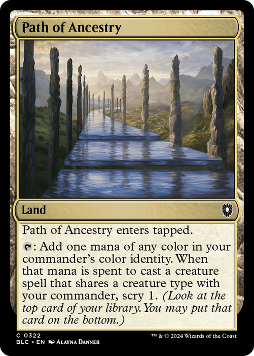 Path of Ancestry [BLC-322] - Bloomburrow Commander