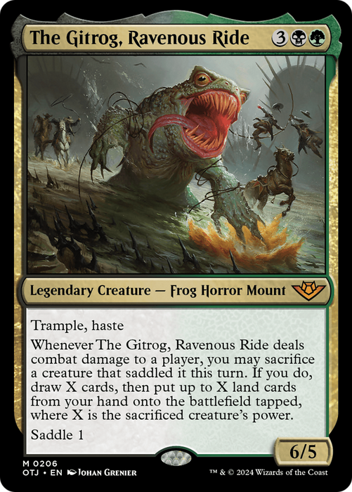 The Gitrog, Ravenous Ride [OTJ-206] Foil - Outlaws of Thunder Junction