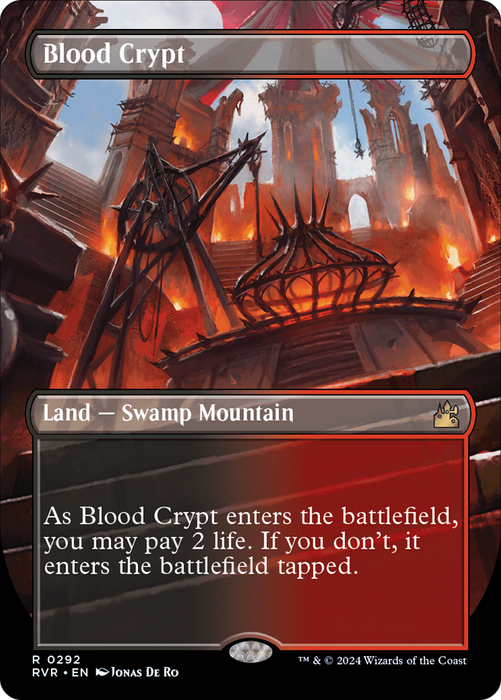 Blood Crypt (Borderless) [RVR-292] - Ravnica Remastered