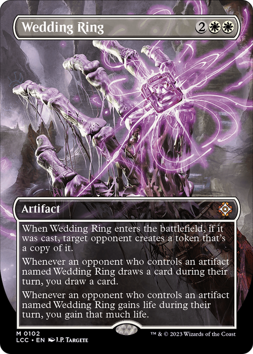 Wedding Ring (Borderless) [LCC-102] - The Lost Caverns of Ixalan Commander