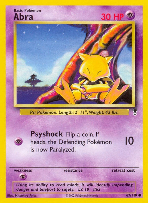Image for Abra (067/110) (Reverse Holofoil) [Legendary Collection] - Pokemon
