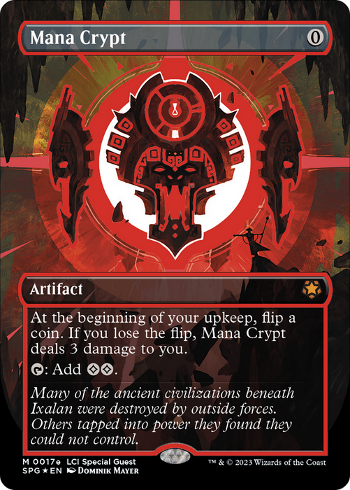 Mana Crypt (Borderless) [SPG-17E] Foil - Special Guests