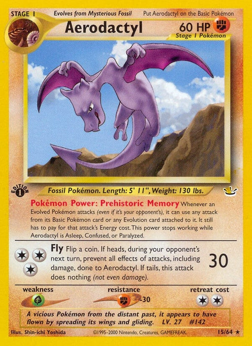 Image for Aerodactyl (15/64) (Unlimited) [Neo Revelation] - Pokemon