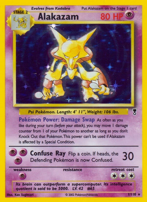 Image for Alakazam (001/110) (Reverse Holofoil) [Legendary Collection] - Pokemon