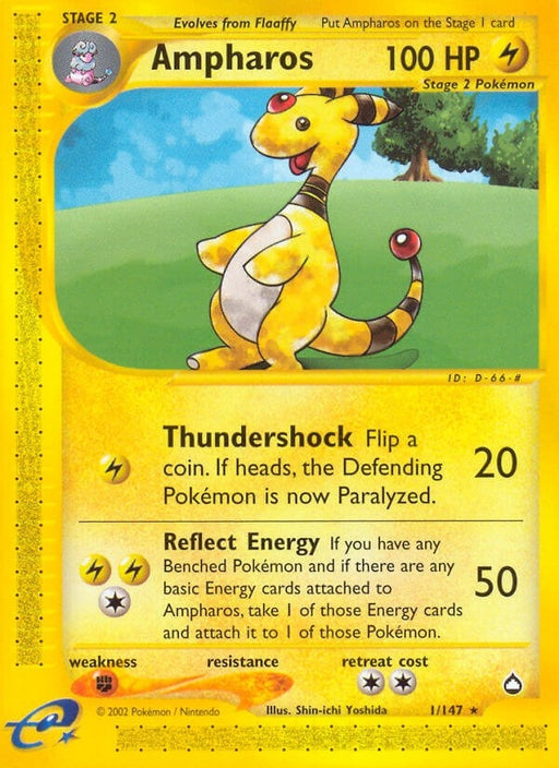 Image for Ampharos (001/147) [Aquapolis] - Pokemon