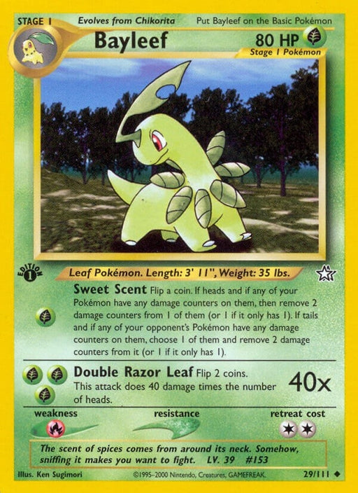 Image for Bayleef (29) (029/111) (Unlimited) [Neo Genesis] - Pokemon