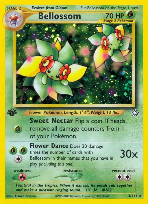 Image for Bellossom (003/111) (1st Edition Holofoil) [Neo Genesis] - Pokemon