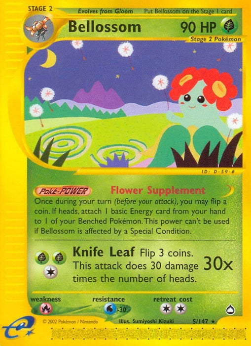 Image for Bellossom (005/147) [Aquapolis] - Pokemon