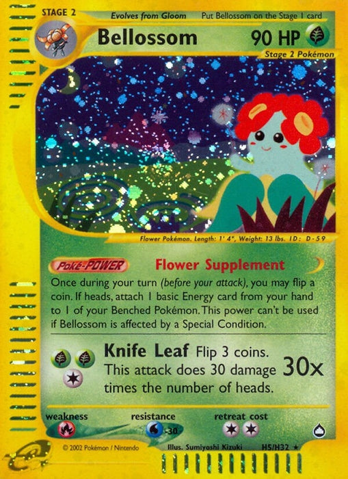 Image for Bellossom (H5) (H05/H32) (Holofoil) [Aquapolis] - Pokemon