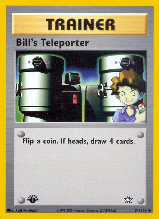 Image for Bill's Teleporter (091/111) (Unlimited) [Neo Genesis] - Pokemon