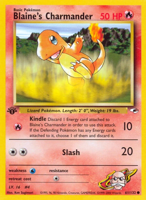 Image for Blaine's Charmander (061/132) (1st Edition) [Gym Heroes] - Pokemon