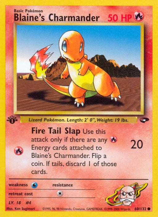 Image for Blaine's Charmander (060/132) (Unlimited) [Gym Challenge] - Pokemon