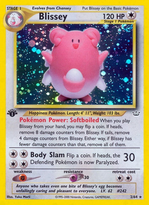 Image for Blissey (02/64) (1st Edition Holofoil) [Neo Revelation] - Pokemon