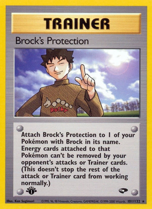 Image for Brock's Protection (101/132) (Unlimited) [Gym Challenge] - Pokemon