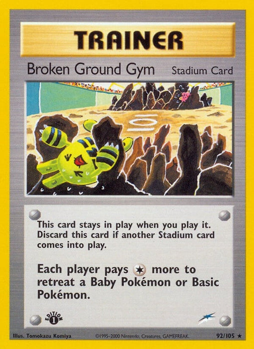Image for Broken Ground Gym (092/105) (Unlimited) [Neo Destiny] - Pokemon