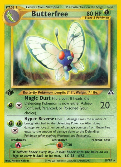 Image for Butterfree (19/75) (Unlimited) [Neo Discovery] - Pokemon