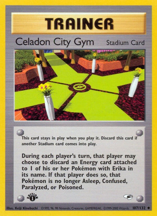 Image for Celadon City Gym (107/132) (1st Edition) [Gym Heroes] - Pokemon