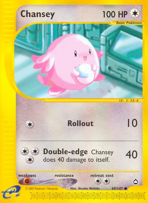 Image for Chansey (069/147) (Reverse Holofoil) [Aquapolis] - Pokemon
