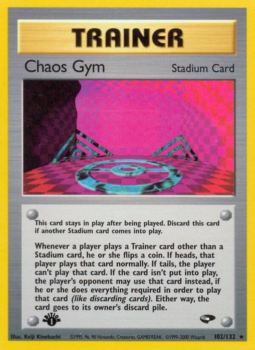 Image for Chaos Gym (102/132) (1st Edition) [Gym Challenge] - Pokemon