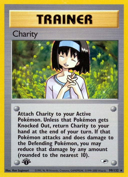Image for Charity (099/132) (1st Edition) [Gym Heroes] - Pokemon