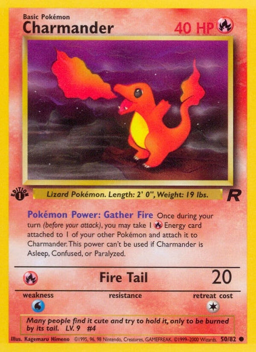 Image for Charmander (50/82) (1st Edition) [Team Rocket] - Pokemon