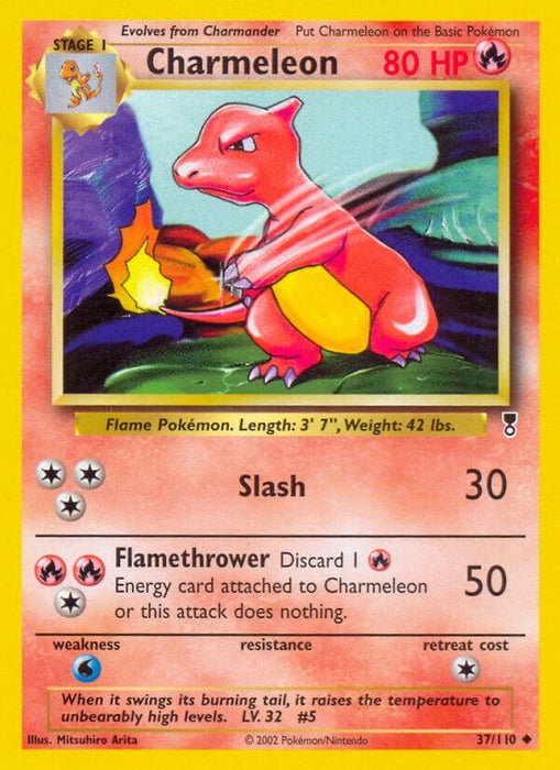 Image for Charmeleon (037/110) (Reverse Holofoil) [Legendary Collection] - Pokemon