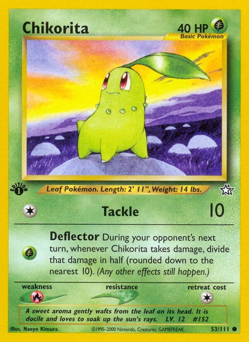 Image for Chikorita (53) (053/111) (1st Edition) [Neo Genesis] - Pokemon
