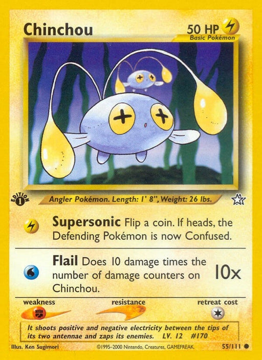 Image for Chinchou (055/111) (1st Edition) [Neo Genesis] - Pokemon