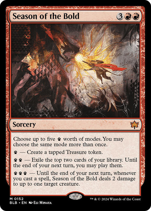 Season of the Bold [BLB-152] Foil - Bloomburrow