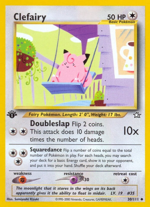 Image for Clefairy (030/111) (1st Edition) [Neo Genesis] - Pokemon