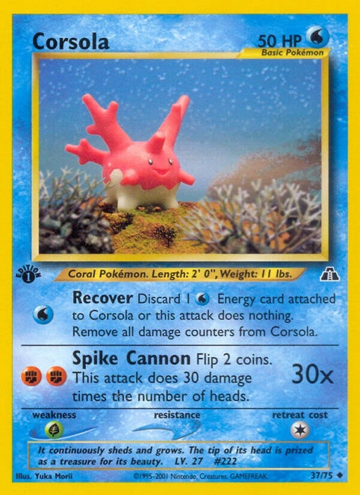 Image for Corsola (37/75) (1st Edition) [Neo Discovery] - Pokemon
