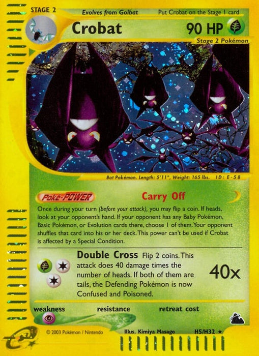 Image for Crobat (H5) (H05/H32) (Holofoil) [Skyridge] - Pokemon