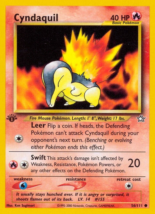Image for Cyndaquil (56) (056/111) (Unlimited) [Neo Genesis] - Pokemon