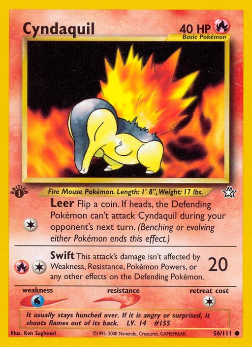 Image for Cyndaquil (56) (056/111) (1st Edition) [Neo Genesis] - Pokemon