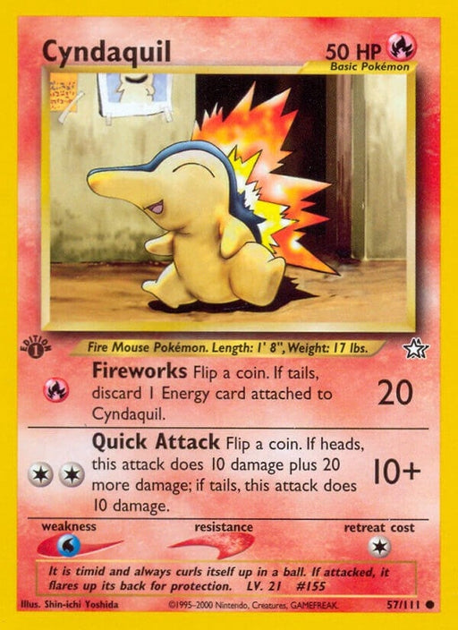 Image for Cyndaquil (57) (057/111) (Unlimited) [Neo Genesis] - Pokemon